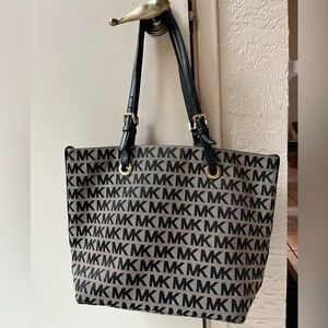 Michael Kors monogrammed tote bag
